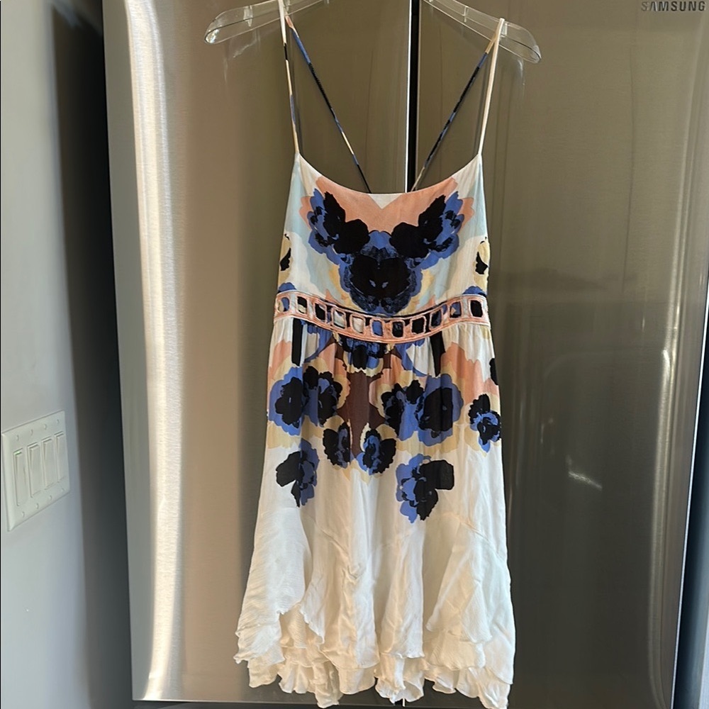 Free People Babydoll Floral Spaghetti Strap Dress🤩
